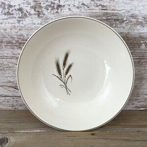 Royal Joci Golden Wheat Vegetable Serving Bowl 9" Vintage 23K Gold Trim